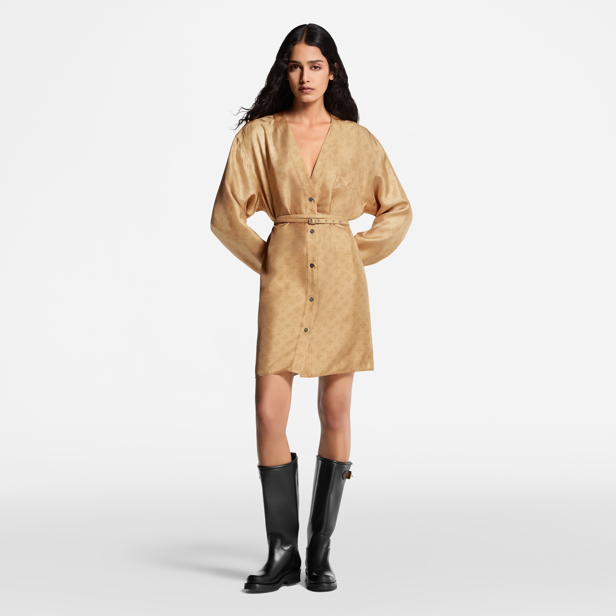 Belted Short Wrap Pea Coat - Women - Ready-to-Wear | LOUIS VUITTON ®